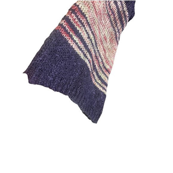 EASEL Long CARDIGAN SWEATER Duster Purple Pink Knit M/L - Picture 3 of 7